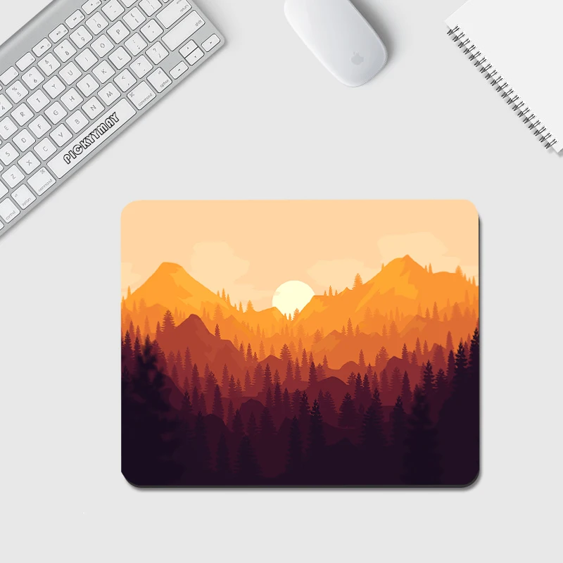 

Small Mousepad Scenery Rubber Mouse Pad High Quality XS Desk Mat 18x22cm Design Mouse Mat Best Little Desk Pad