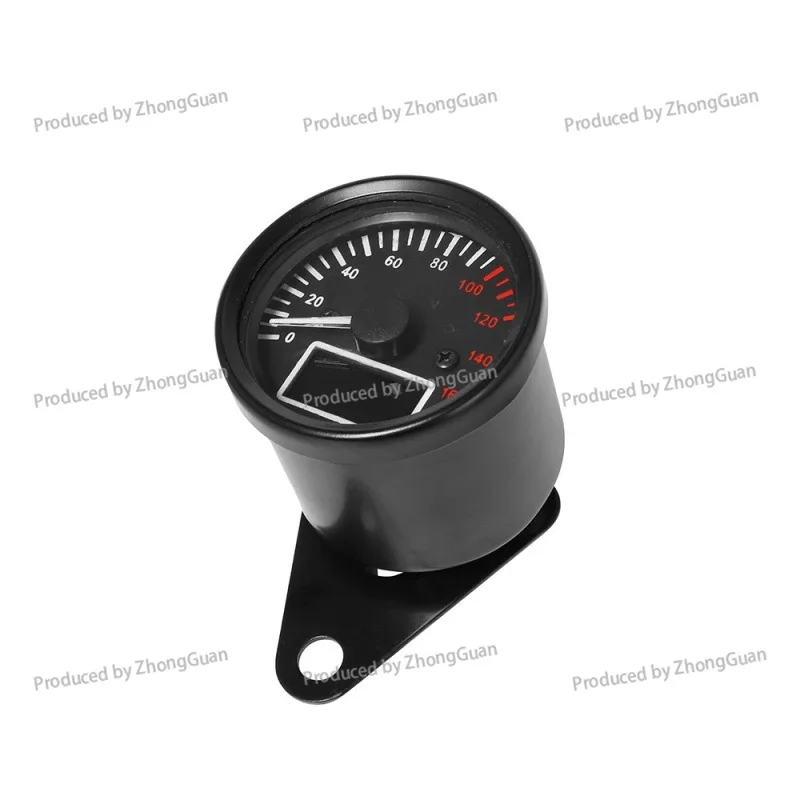 Motorcycle Retro Modified Instrument Mechanical Odometer LCD Multi-function Fuel Gauge Assembly