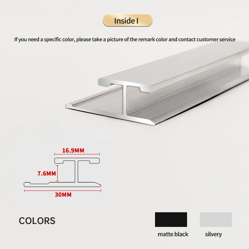 

Aluminum alloy positive Angle negative Angle 18mm closing edge strip 18mm plate I joint buckle strip wall panel decorative lines