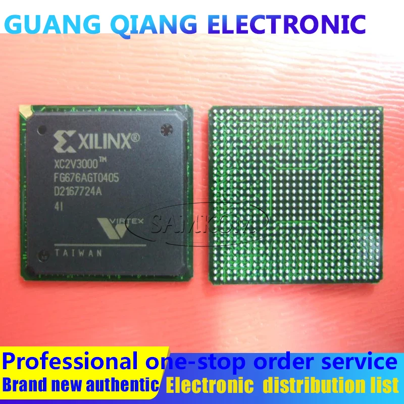 

1PCS XC2V3000-4FG676I IC FPGA 484 I/O 676FCBGA