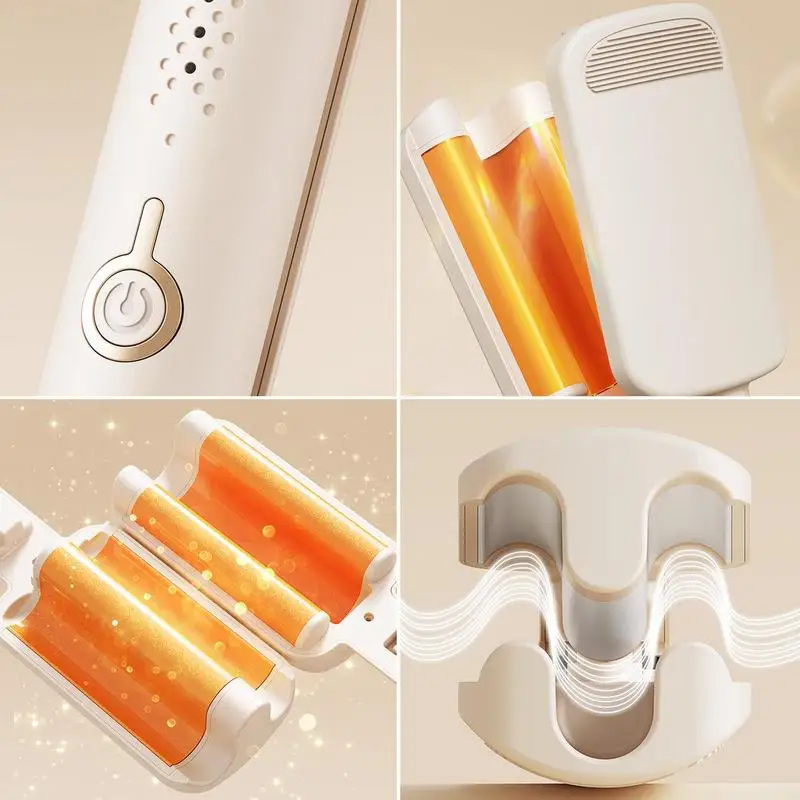 ويفر الشعر المكشكش 4 طرق قابل للتعديل نتردد تصفيف الشعر أداة 32 مللي متر الأيونية مكواة تجعيد عصا مكافحة تحرق موجة عميقة مموج الشعر #5