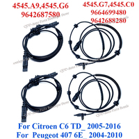 1/4PCS 4545.G6 4545.G7 9664699480 9642687580 For Citroen C6 TD_ 2005-2016 Peugeot 407 6E_ 2004-2010 Car ABS Wheel Speed Sensor