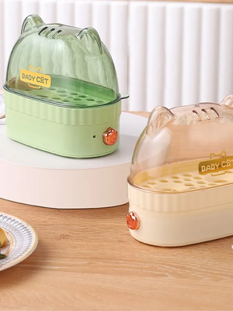 Machine à chaudière à œufs, machine à œufs durs électrique, utilisation sûre du cuiseur à vapeur avec minuterie d'arrêt, œuf multifonctionnel