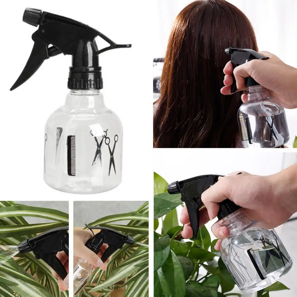 250 ml Handheld Hairdressing Spray Bottle Blow Can Plant Flower Water Sprayer Salon Barber Hair Tools Transparent Make-up Style