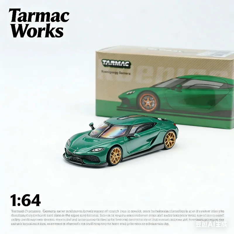 

Tarmac Works 1:64 Gemera Cast Alloy Static Car Model, Boys' Holiday Gift Toy, Adult Collection Decoration Piece.
