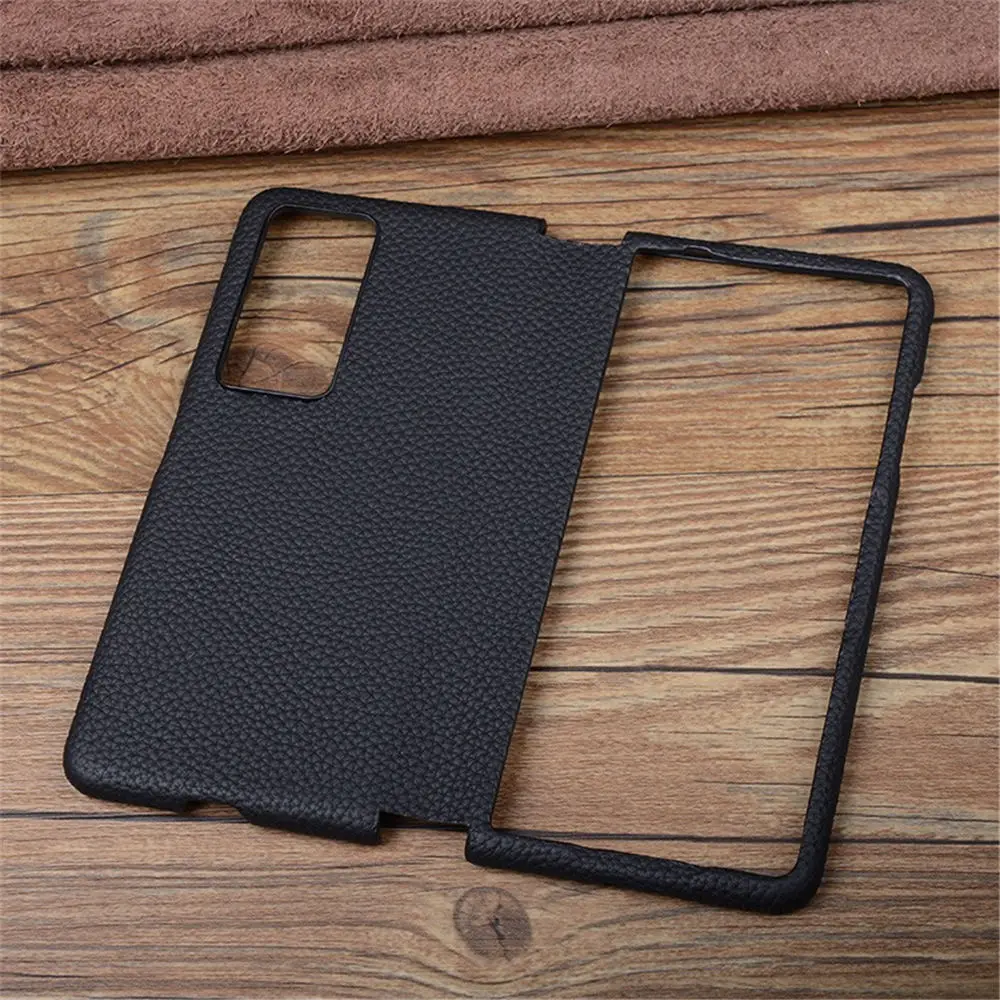 Imagem -06 - Premium Genuine Couro de Couro Flip Case para Honor Magic v2 Business Full Cover