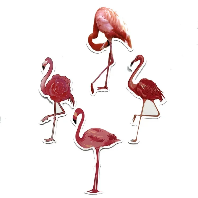 1Sets = 19PCS Rosa Flamingo Aufkleber Wasser Tasse Computer Wasserdicht Aufkleber