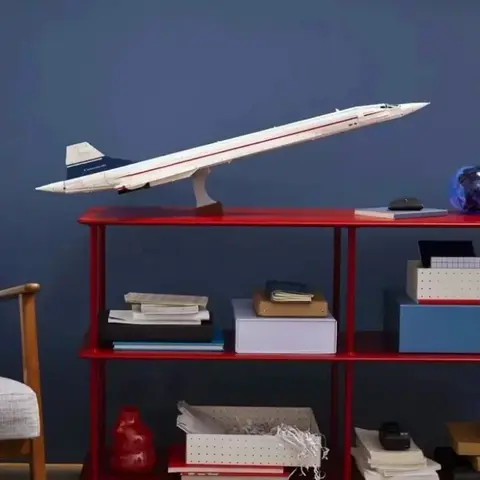 MEIZHI 2083 delar Airbus Concorde byggstenar kit 10318 supersonisk byggnad flygplansteknik modell pedagogiska tegelstenar leksaker 10 best sales konkorde - №2