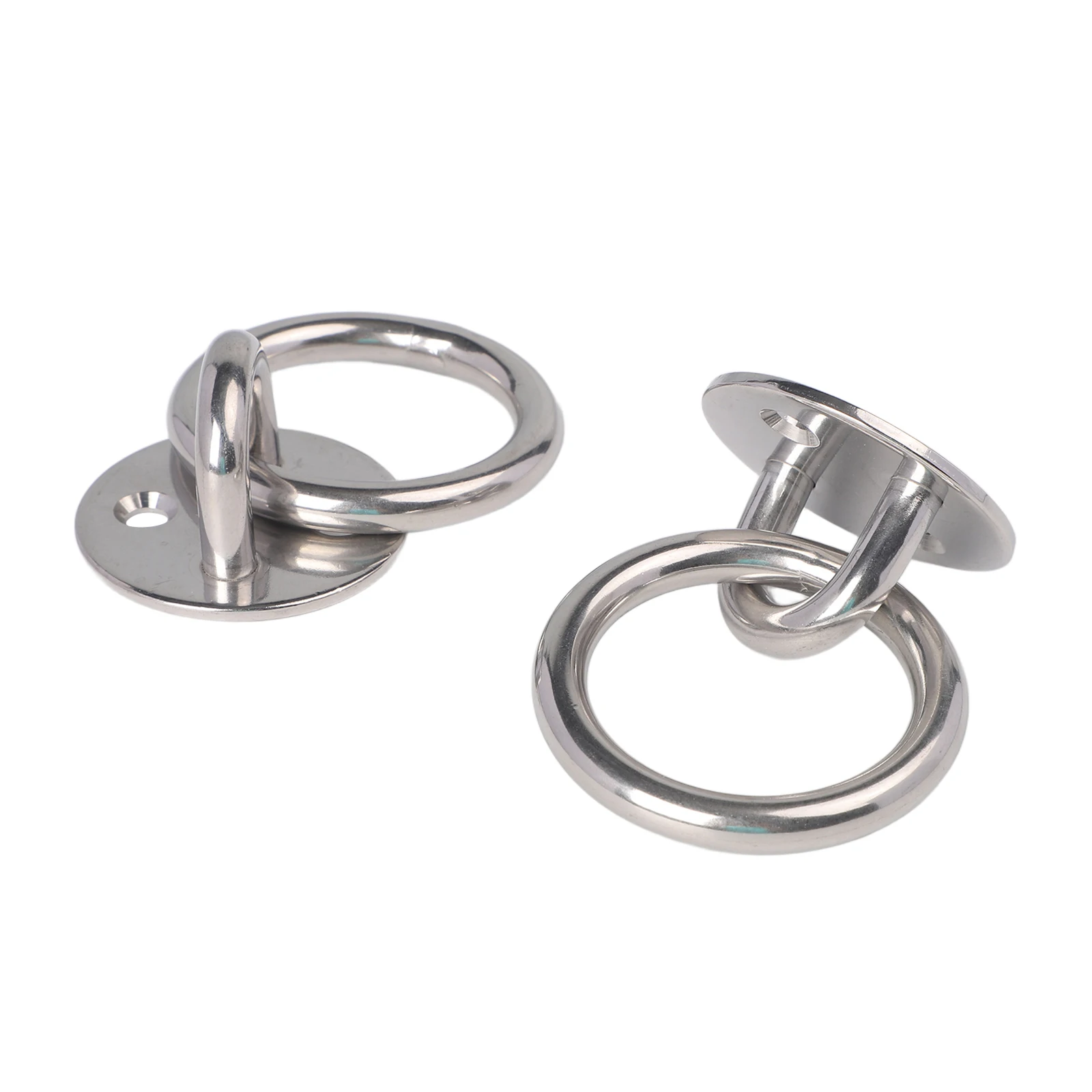 For Deck Use For Marine Environment Tie Down Eye Plates Stainless Steel Anchors Ideal For Boating Approx Wire Diameter 6mm