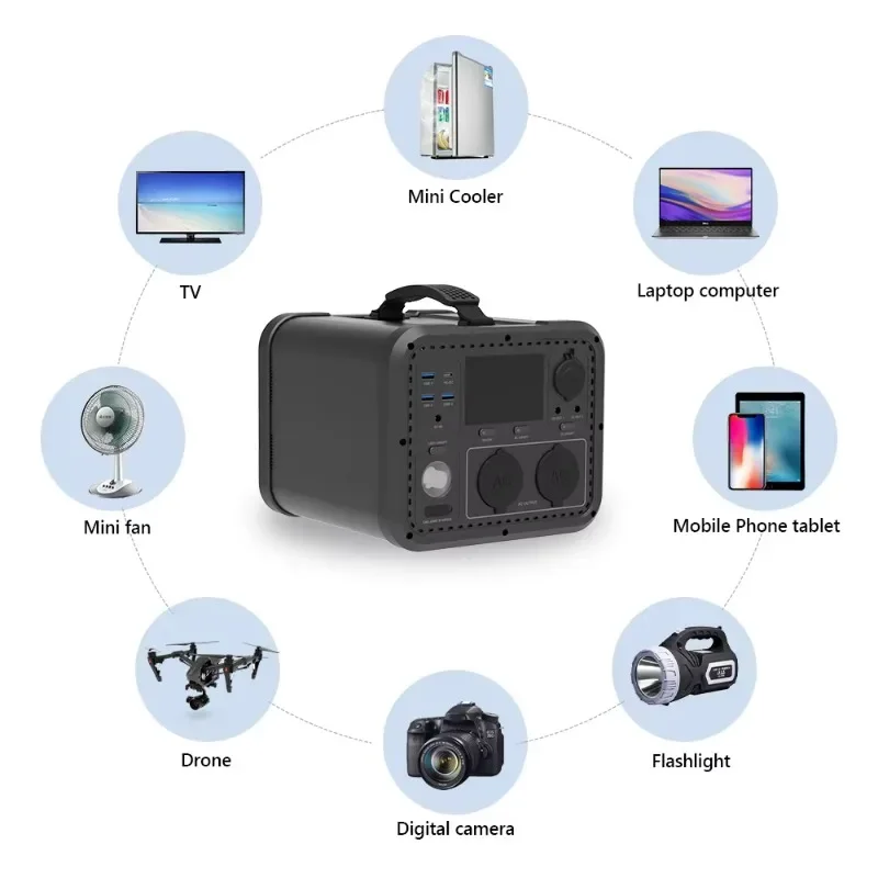 50Ah 600W 110V/220V/100V  Ebay Hotsale Portable AC Powerbank for Laptop Mobile Phones /Consumer Electronics