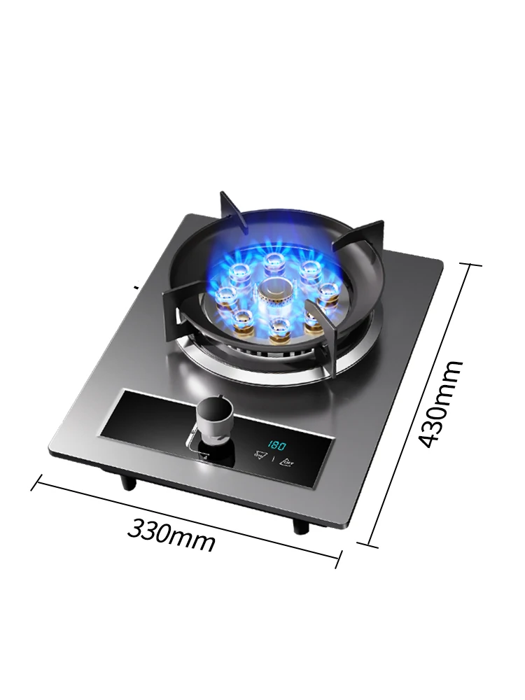 Gas Stove Single Stove Household Liquefied Gas Embedded Gas Stove Natural Gas Fierce Fire Single Stove Stoves Table Kitchen Hob