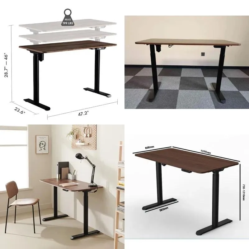 Electronic Small Desk Height Adjustable Study Desk Vertical Desk Computer Workstation