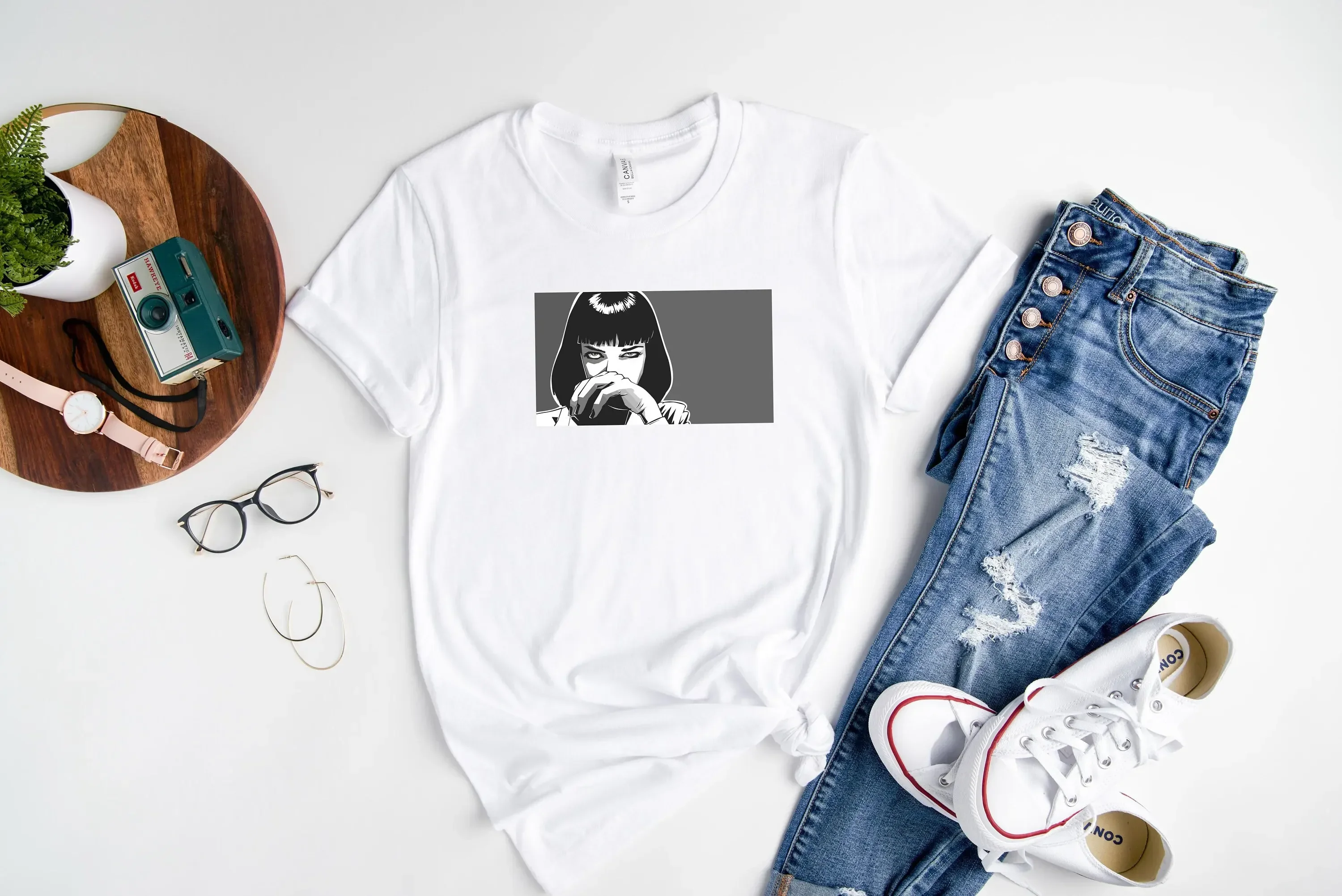 Pulp Fiction T Shirt Quentin Tarantino Poster Best Movies All Time Memorabilia Vintage 90's Iconic