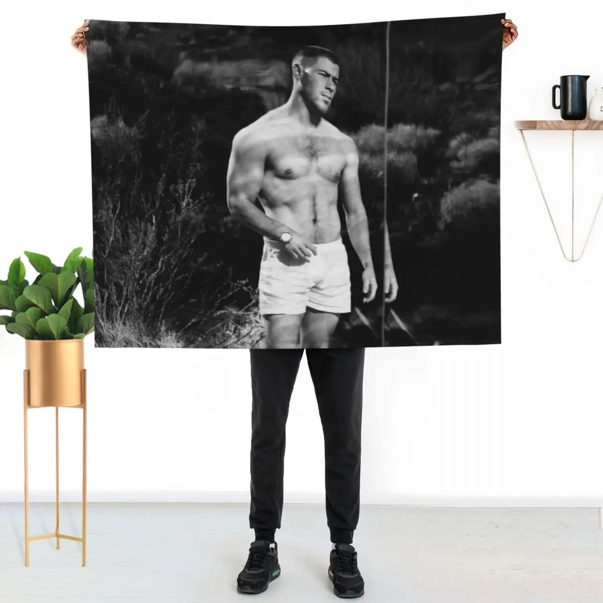 

Nick Jonas Throw Blanket Decorative Soft Throw Blanket for Couch Sofa