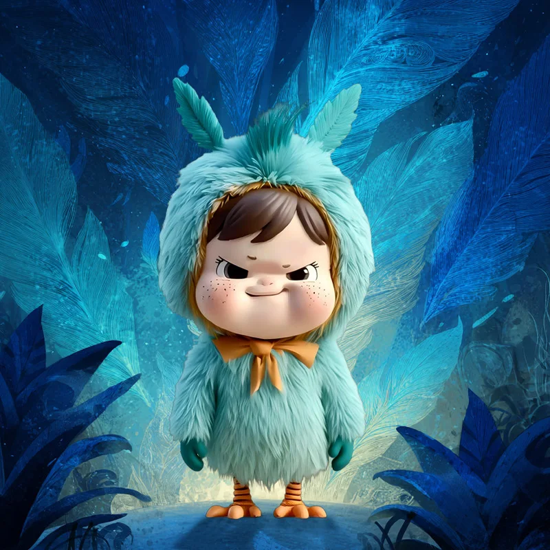 

Genuine BLINGBaby Respect The Nature Series Blind Box plush pendant Cute Anime Figure Collectible Toys Trendy Pendant Gift