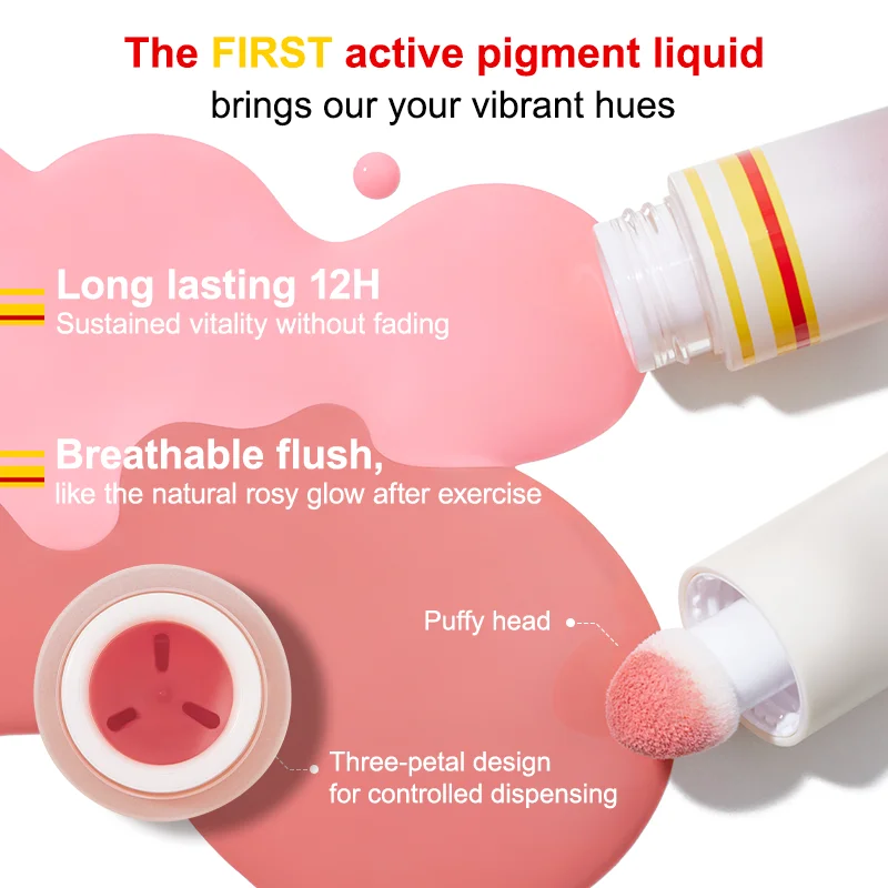 Judydoll Liquid Blush, Expanding & Shrinking Shade for Natural Flush, Long-Lasting, Dewy Finish for Fresh & Radiant Cheeks