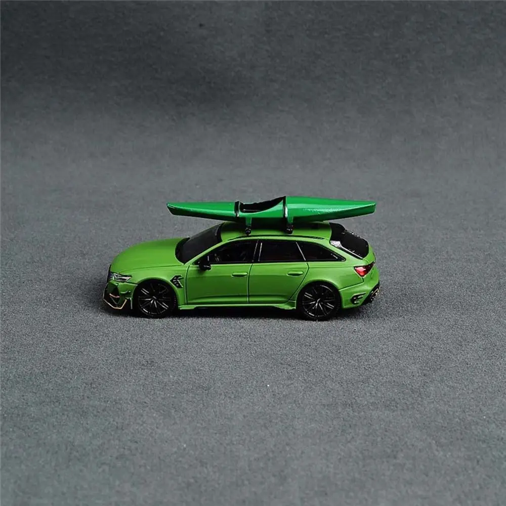 Modello in scala 1:64 Giocattoli sul tetto dell'auto Viaggio Serie fuoristrada Bicicletta Kayak 1/64 Accessori sul tetto dell'auto Miniature in plastica