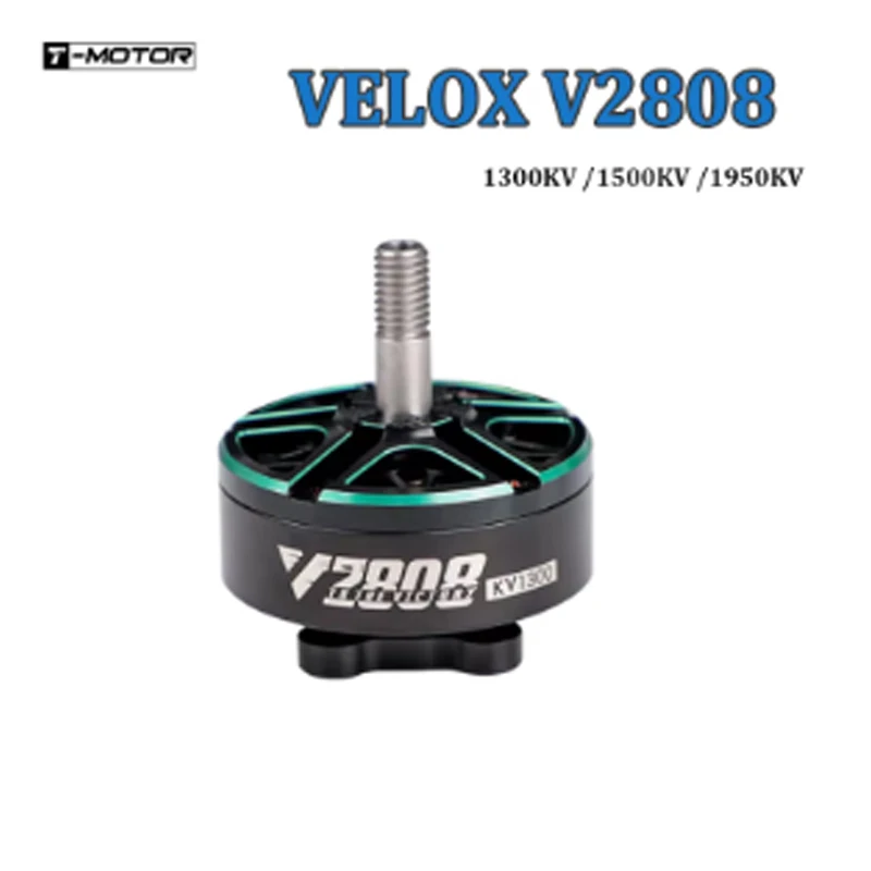 T-Motor VELOX V2808 1300KV 1500KV 1950KV Motor W/4mm Shaft for RC FPV 4-5inch Cinewhoop 7-8inch Long Range Cinelifter Drone