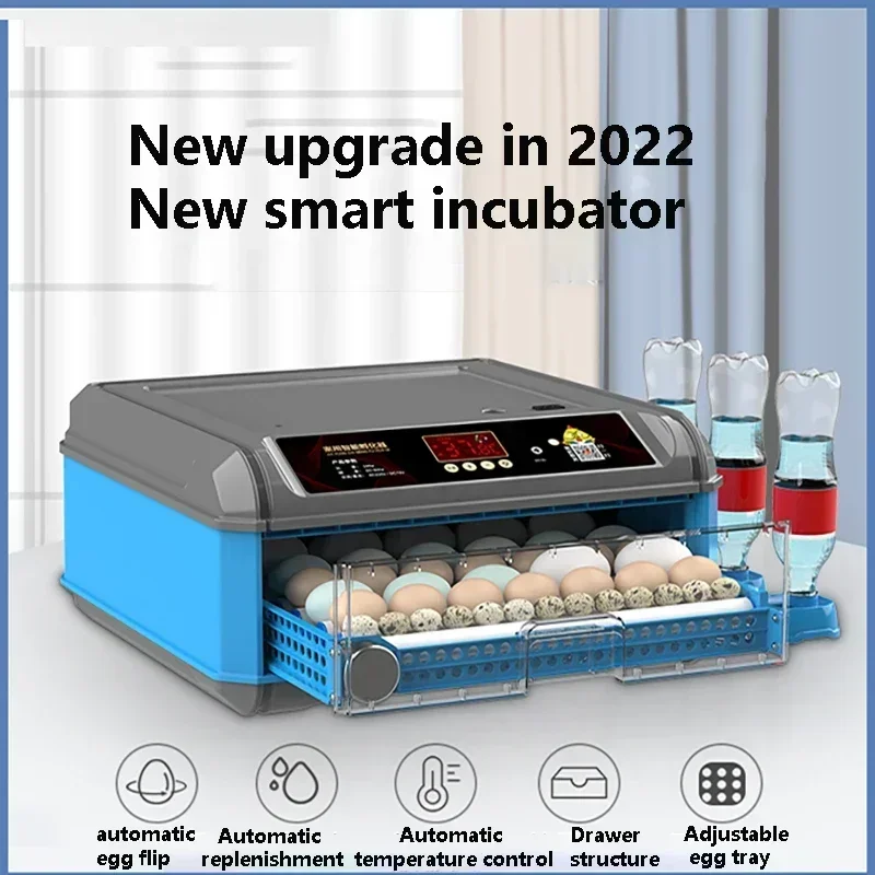 Home Electric Incubator Chick Parrot Rutin Chicken Water Bed Hatching Machine Box Small Home Incubator