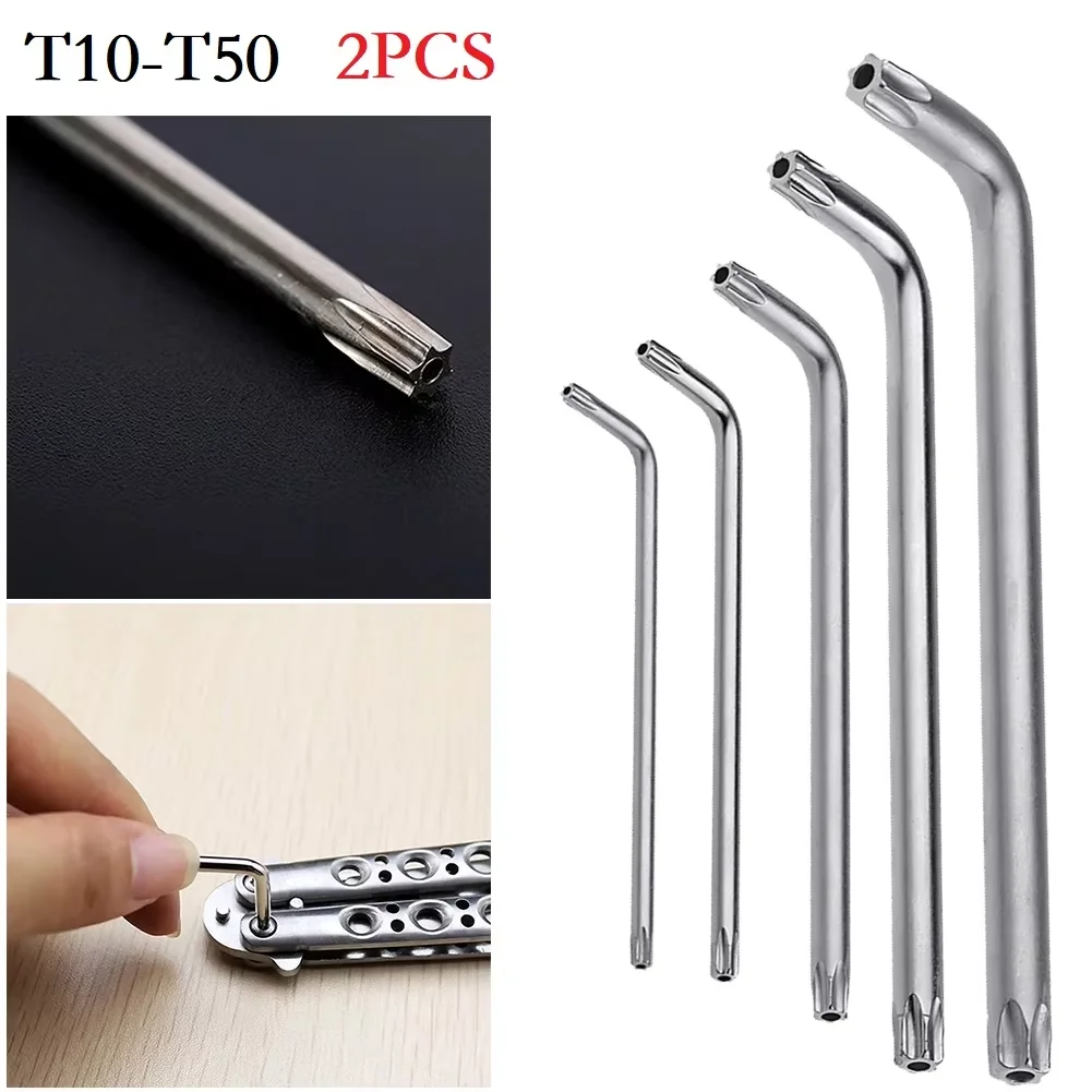 2 teile/satz Inbusschlüssel T10/T15/T20/T25/T30 Doppel-Ende 2-Wege Torx schraubendreher Schraubenschlüssel Auto Maschine Reparatur Schlüssel Werkzeuge