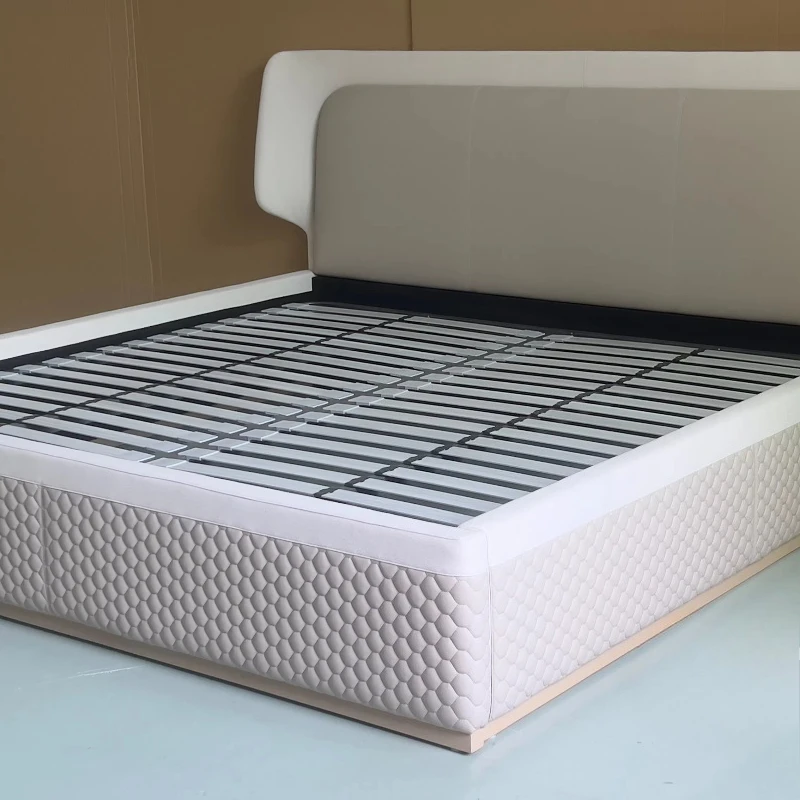 Solid wood bed frame luxury solid wood platform bed frame luxury hotel upholstered bedroom
