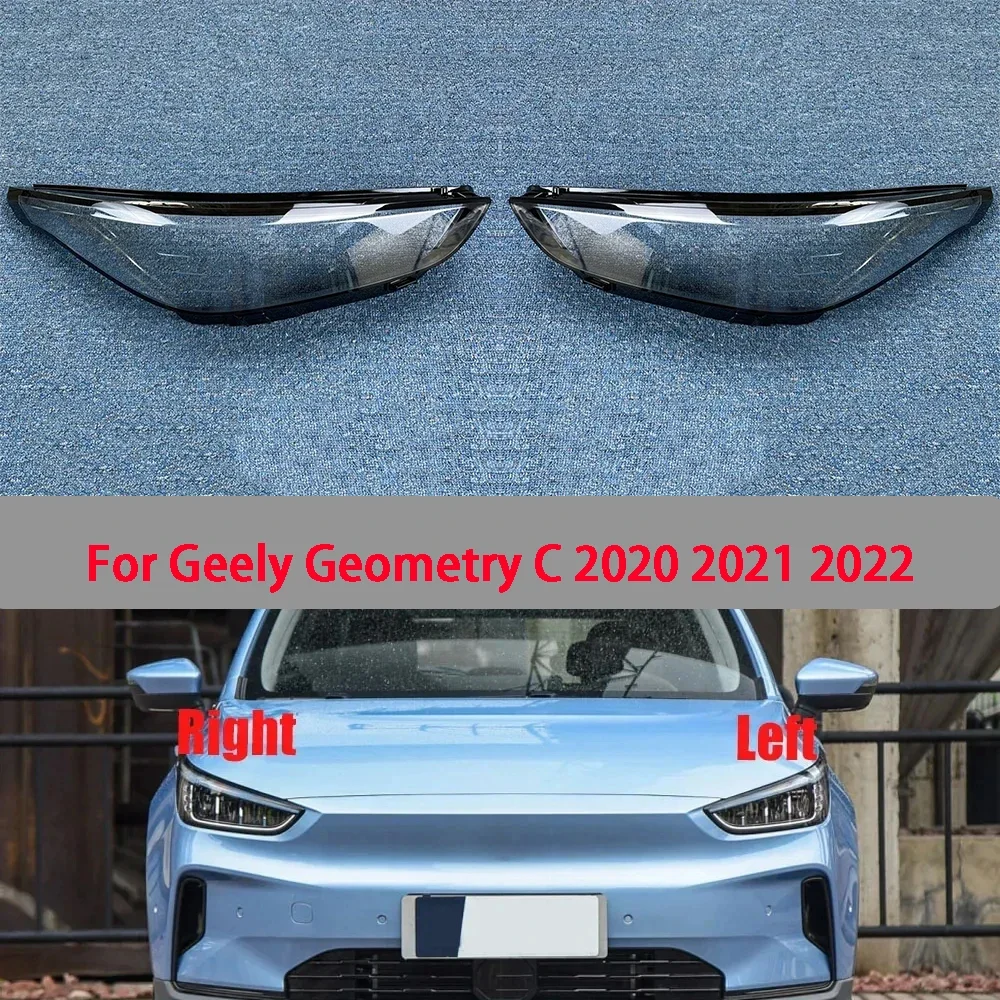 

For Geely Geometry C 2020 2021 2022 Front Lamp Shade Headlight Mask Shell Transparent Cover Lens Replace The Original Lampshade