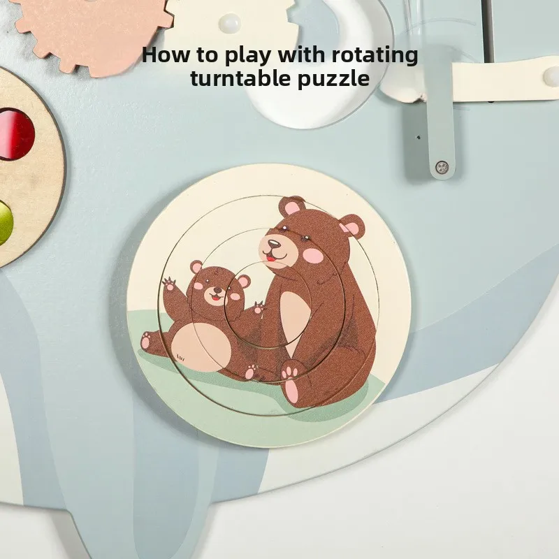 Gioco da parete educativo Montessori Puzzle Giocattolo per bambini Matematica per bambini Giocattoli interattivi Giochi da tavolo occupati Giocattolo sensoriale Accessori per bambini