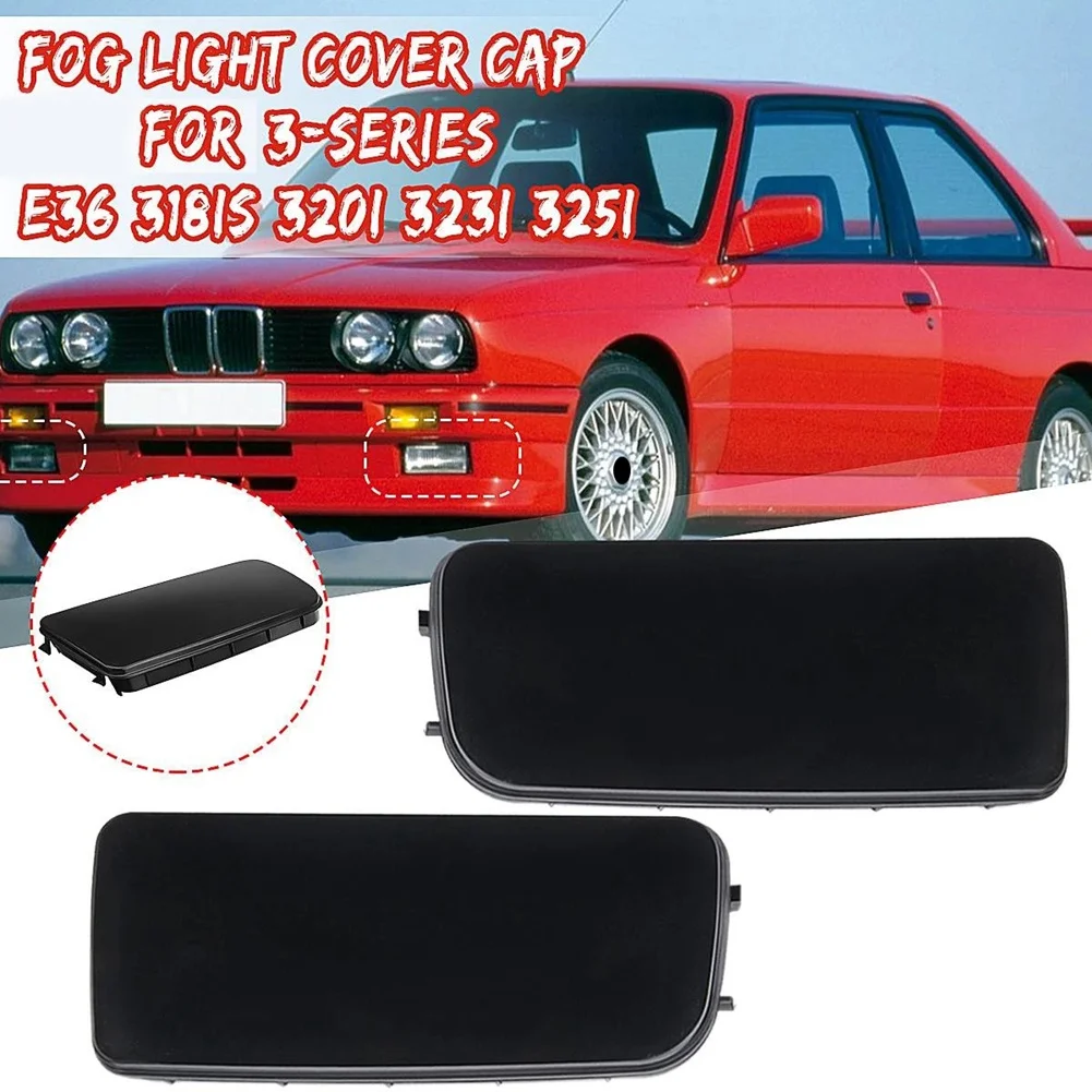 

JAS-1Pair Fog Light Hole Cover Trim 51118122449 51118122450 for BMW 3 Series E36 318is 323i 325i 320i 1992-1998 Fog Lamp Cap