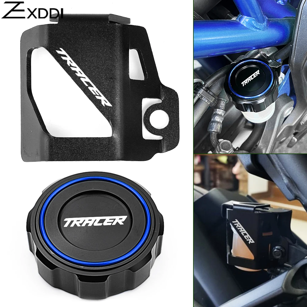 

For Yamaha tracer 9 GT tracer 7 GT TRACER 900 700 gt Motorcycle Accessories CNC Rear Brake Fluid Reservoir Cover Oil Cup Guard