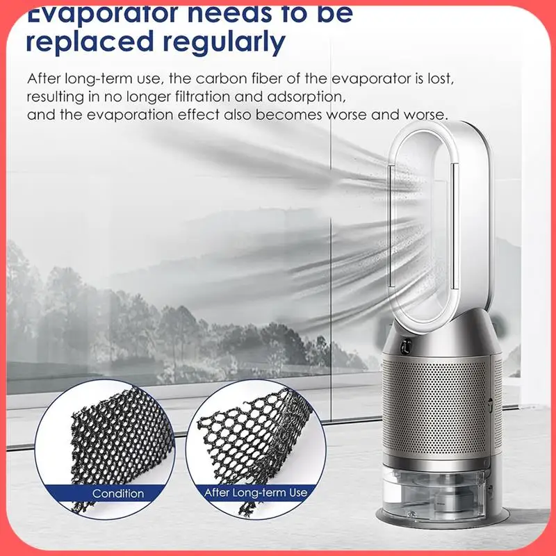 A76I-3Pack purificador de aire filtro evaporador de fibra de carbono para Dyson PH01 PH02 PH03 PH04 purificador de aire humidificador pieza de repuesto