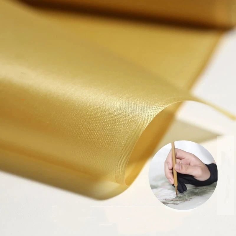Japanese Silk Cloth Ripe Rice Paper Chinese Brush Calligraphy Works Xuan Paper Watercolor Meticulous Painting Ripe Silk Paper