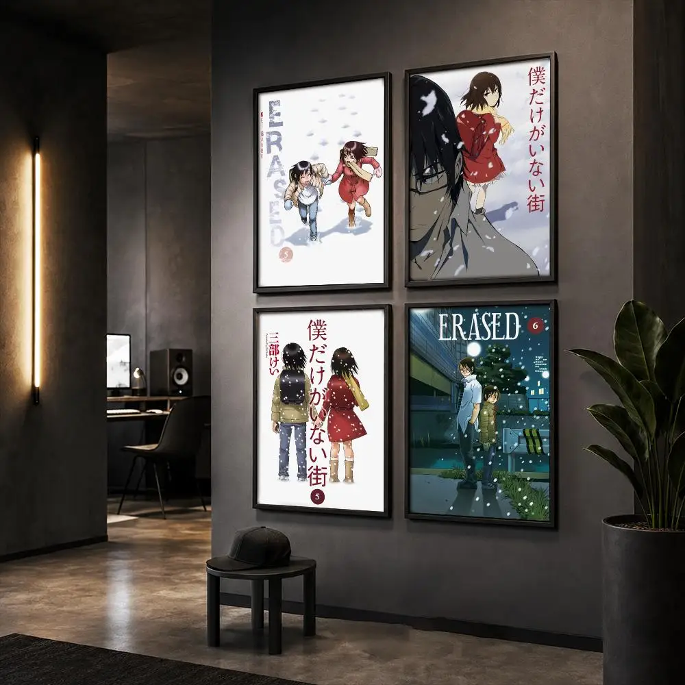 Classic Anime E-Erased Poster Wall Art Print Sticker for Bedroom Living Room Dorm Office Modern Home Decor