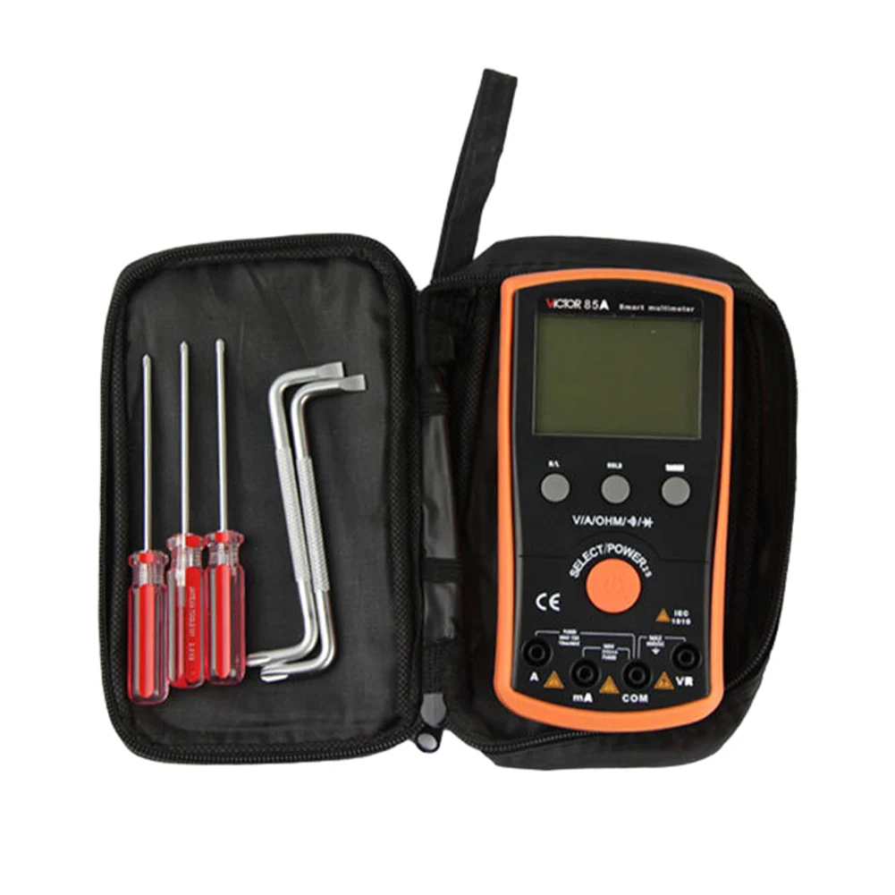 Bolsa de embalaje de herramientas de Hardware, Kit de herramientas múltiples, bolsa de multímetro Digital impermeable, bolsa de lona negra, estuche de herramientas a prueba de golpes