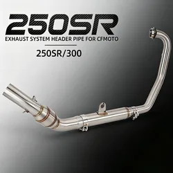 300SR Exhaust Manifold For CFMOTO 250SR 300NK 250NK Motorcycle Exhausts System Sport Racing Header Tube Accessory 51mm Interface
