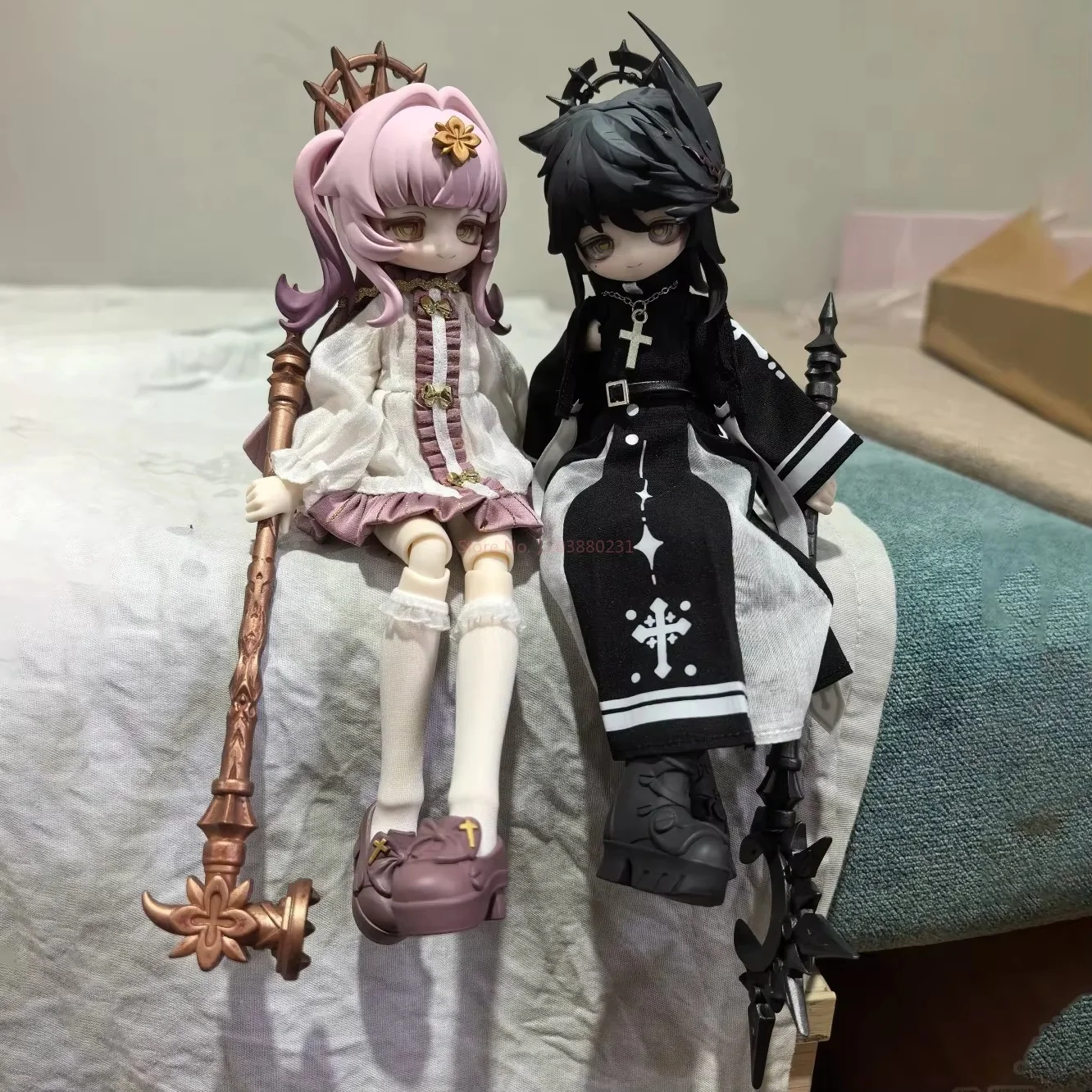 MJD ルナロアシリーズ 非食用ブラインドボックス 1/8スケール 可動式アクションフィギュア コレクタブルデスクトップトイ 可動関節付き かわいい