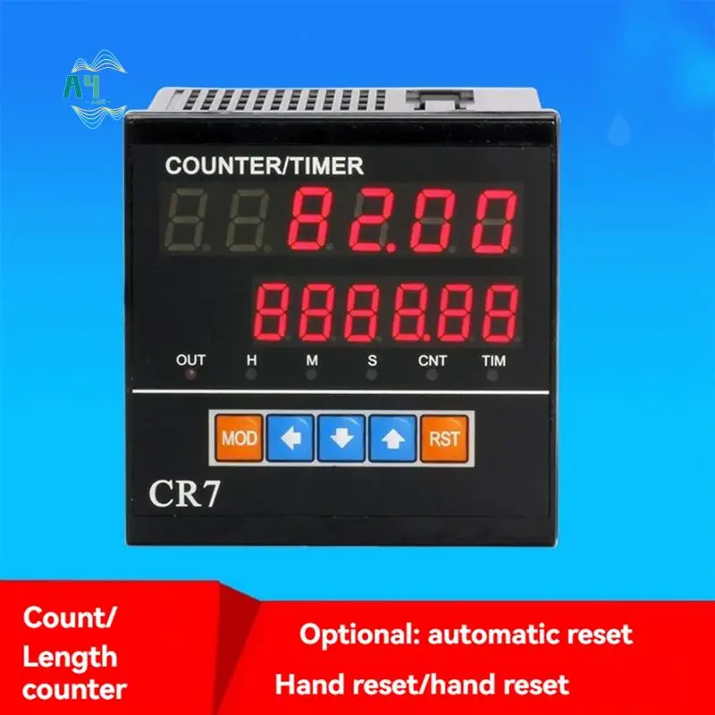 

A40Z-CR7-PS61A Интеллектуальный цифровой счетчик импульсного сигнала Автоматический счетчик индукционного аккумулятора