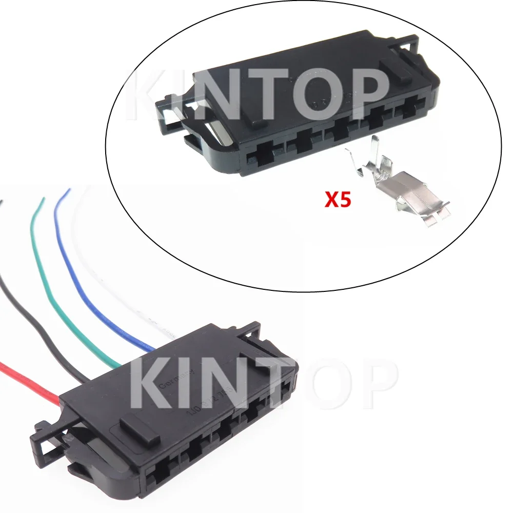 1 مجموعة 5 دبابيس التيار المتناوب الجمعية السيارات منظم الهواء الدافئ غير مختومة التوصيل مع سلك مقبس كهربائي للسيارة 1J0 972 755 1J 0972755   لشركة فولكس فاجن أودي