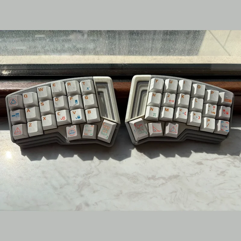 Corne36 Split Keyboard Kit with Magnetic Battery Cover 2.4G Wireless FDM Split Mechanical Keyboard Hot Swap VIAL Ergonomics