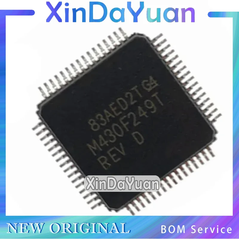 5 pcs MSP430F249TPMR  LQFP-64  MSP430F249T 16-bit Microcontroller