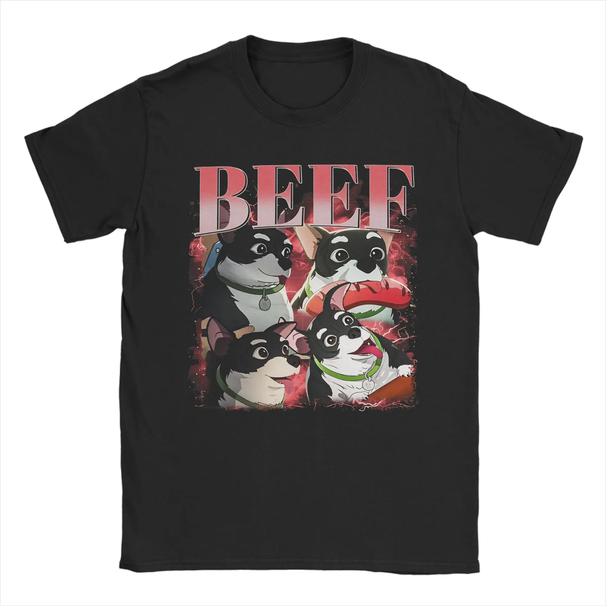 Dispatch Game Beef Dog  Merch Unisex T Shirt Pure Cotton Tee Print Robert Robertson Malevola T-shirt Clothing