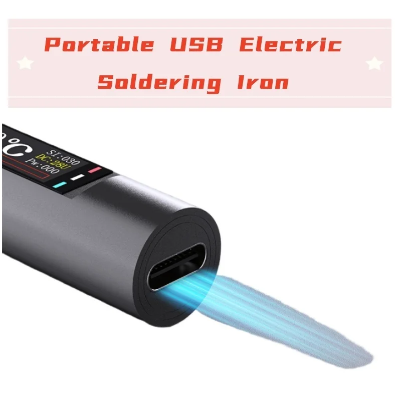 

SK-210 100W USB Soldering Station Charging Soldering Iron Portable For Cell-Phone Repair Welding Tools Compatible C210 Handle