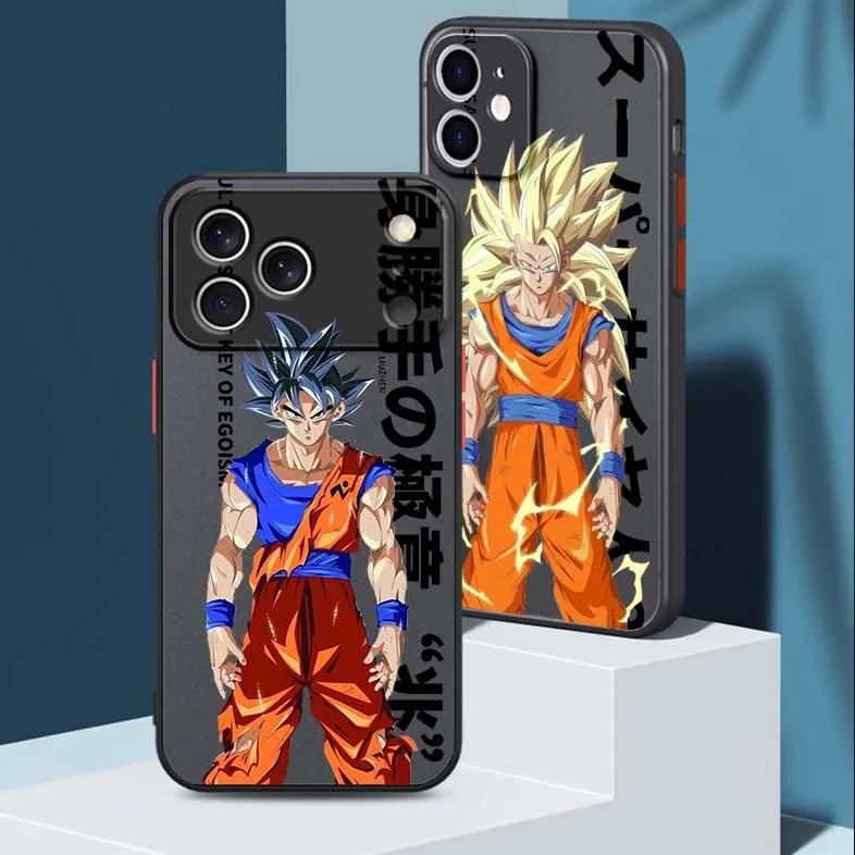 

Comics D-Dragones Retro B-Balls For Apple iPhone 17 Air 16 15 14 13 12 11 XS X Pro Max Plus Frosted Translucent Phone Case