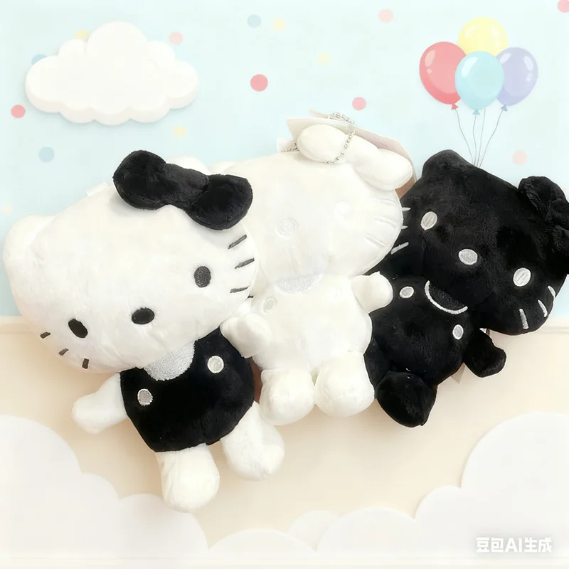 Neue Hallo Kitty Schlüsselanhänger Ornament Paar Stil Rucksack Charme Niedlichen Cartoon Plüsch Spielzeug Mädchen Geburtstag Geschenk Weihnachtsgeschenk