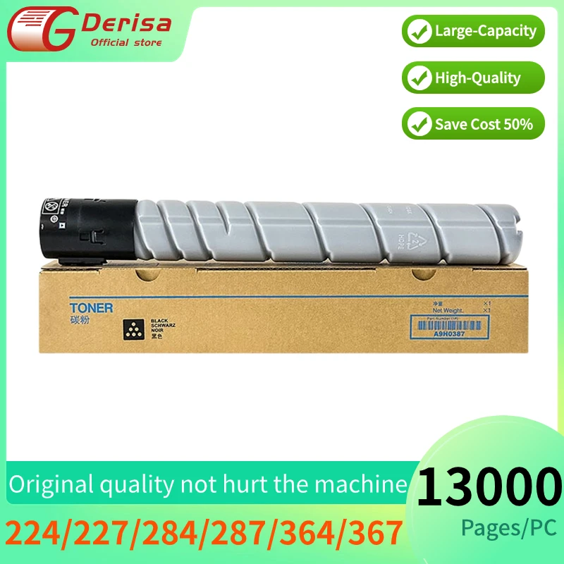 Compatible for Konica Minolta TN323 323 Toner Cartridge for 224 227 284 287 364 367 7536 7528 283 423 363 7522 Copier Cartridge