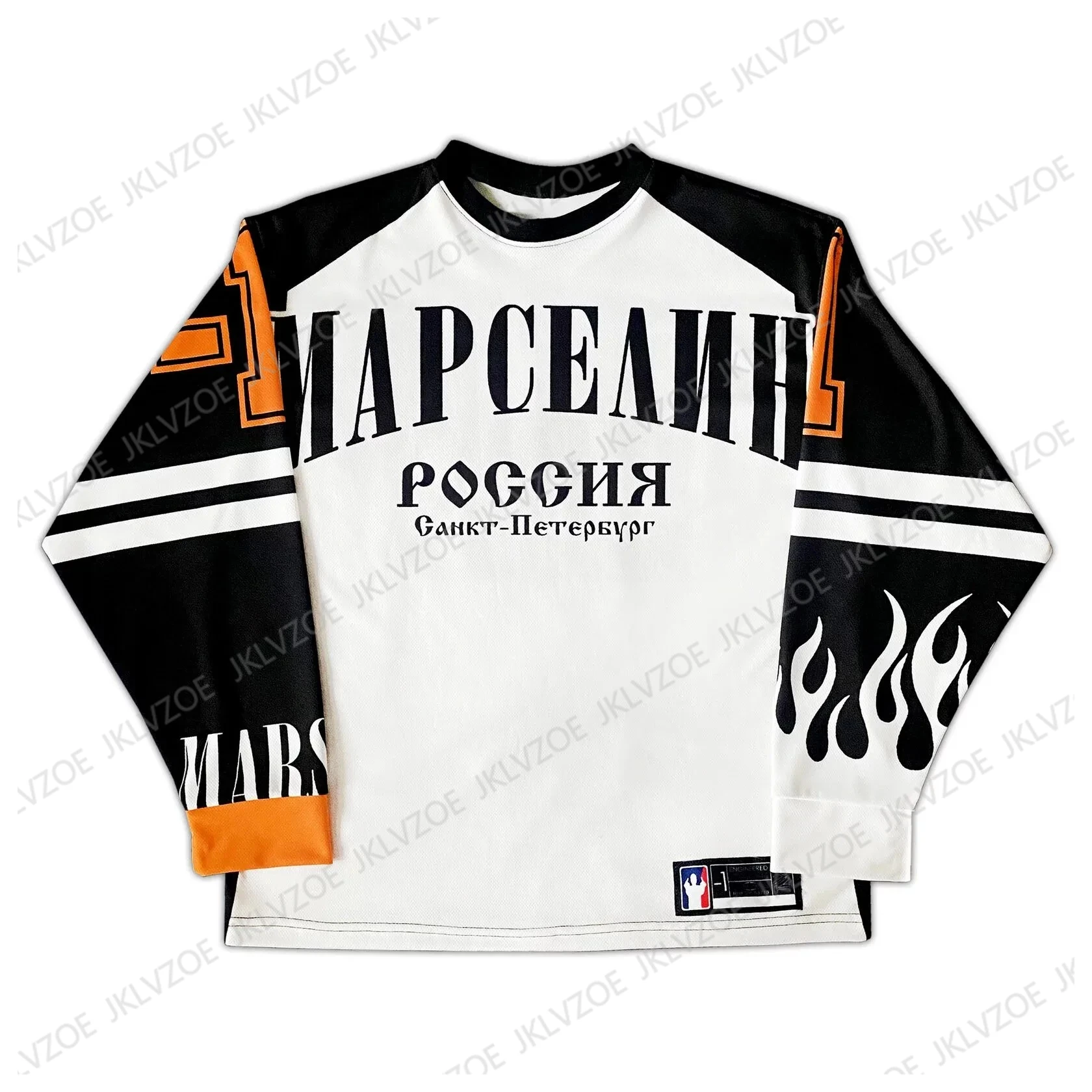 Casual Fashion Sports Long Sleeves T-shirts Retro Streetwear Loose Baseball Jersey Hip-hop Loco Trend Tops Y2K Aesthetic Clothes