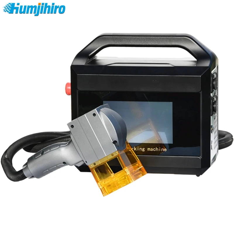 Humjihiro 20W 30W 50W Handheld Laser Printer Portable Engraving Metal Silver Jewelry Glass Laser Machine Fiber Laser Marking