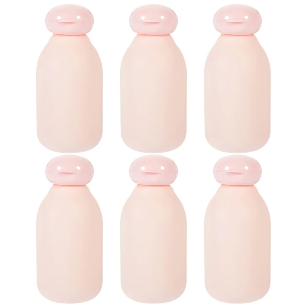 

6Pcs Reusable Travel Bottles Leak-Proof Durable Pe Material Empty Lotion Containers Convenient Portable Travel Supply