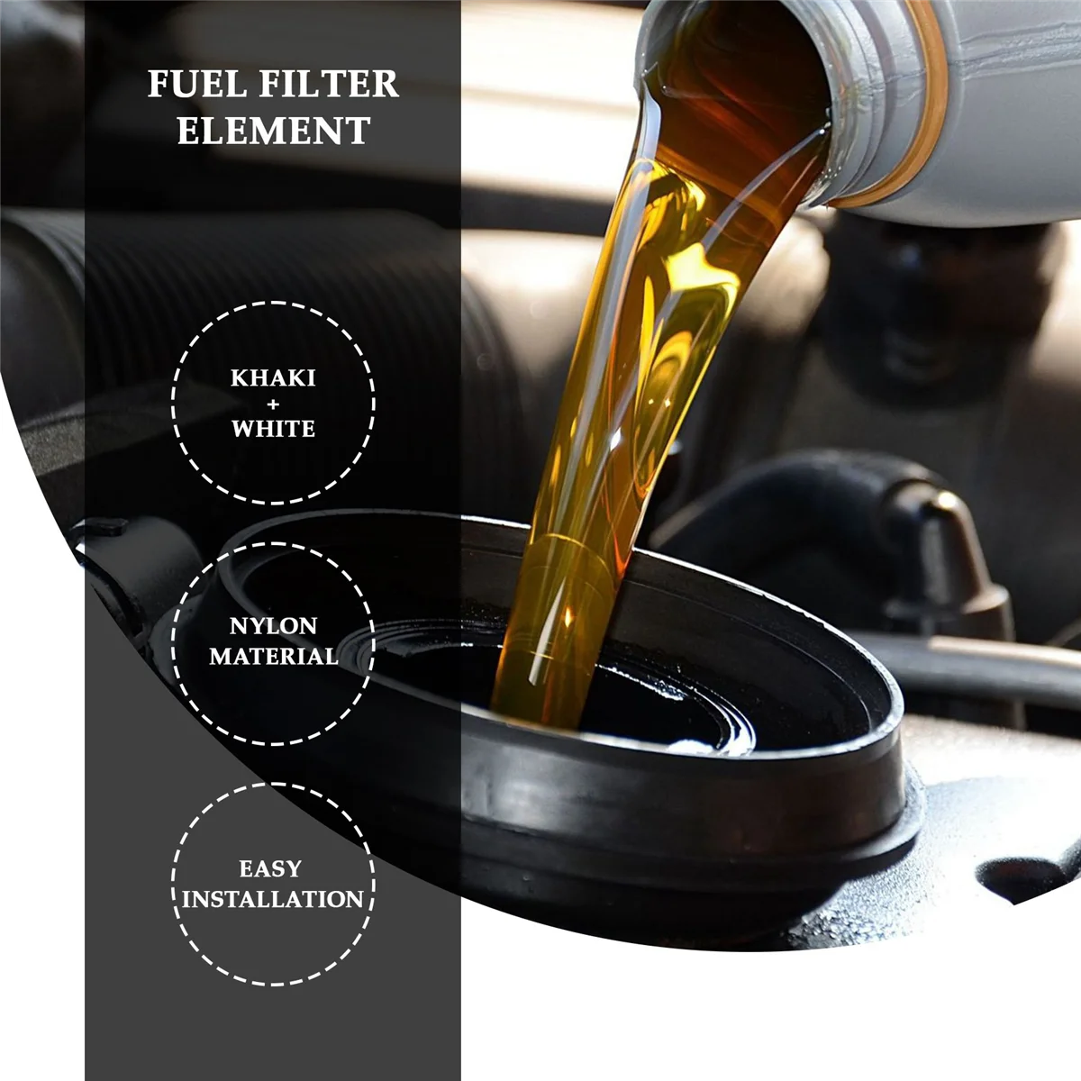 Éléments de filtre à carburant pour Nissan Navara Np300, séparateur d'eau de carburant, numéro de pièce 16403-4KV0A