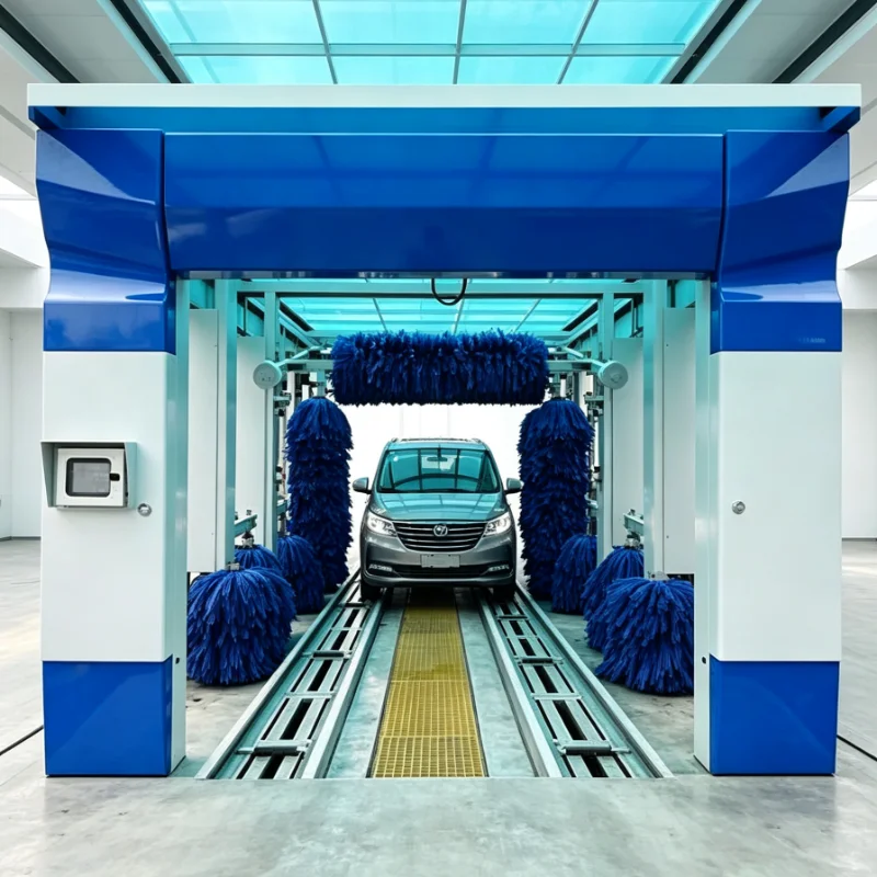 Customized Roller And Spray Combined Car Wash Machine Dual Mode Vehicle Cleaning Gear For Mixed Commercial Vehicle Washing