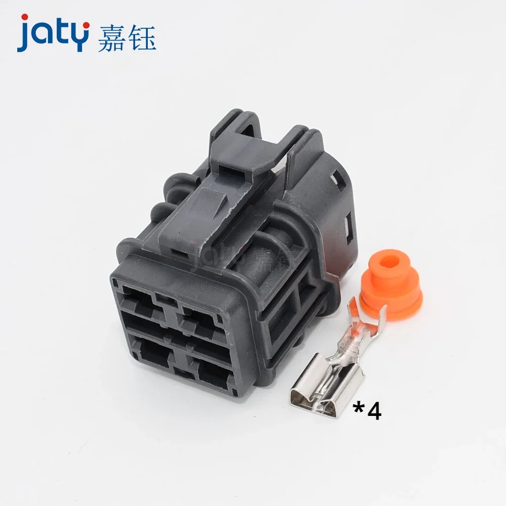 JATY 1pcs 4-pin 7222(7123)-6244-40 Auto Auto Throttle Motor Plug DJ70453A-6.3-11/21 High Current Connector